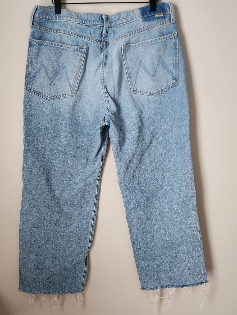 MOTHER Superior | The Rambler Zip Ankle Fray Jeans in I'm With The Band - Sz 34 - Picture 5 of 11